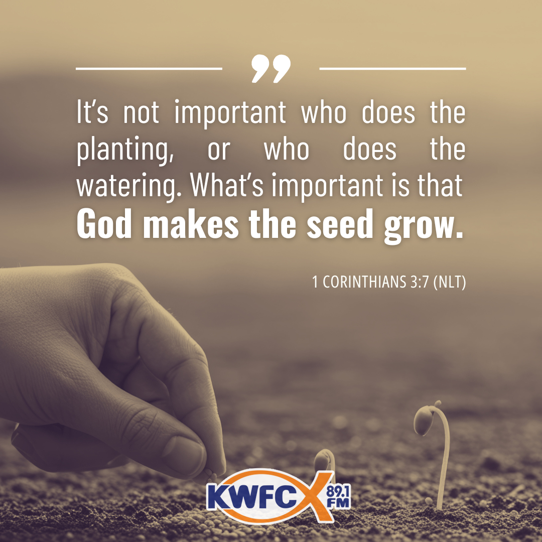 1 Corinthians 3:7 - Verse of the Day