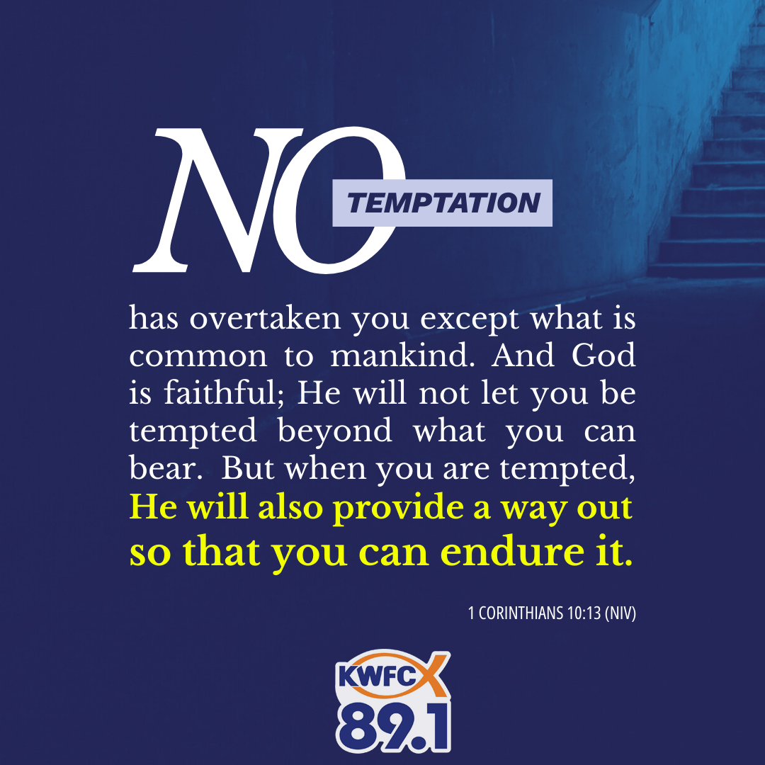 1 Corinthians 10:13 - Verse of the Day