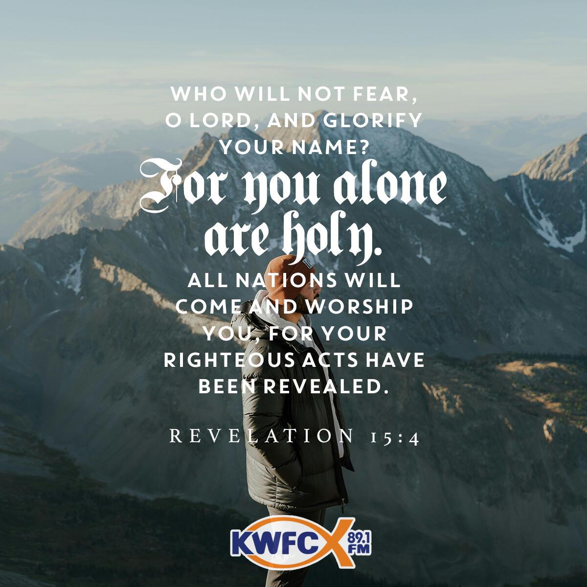 Revelation 15:4 - Verse of the Day