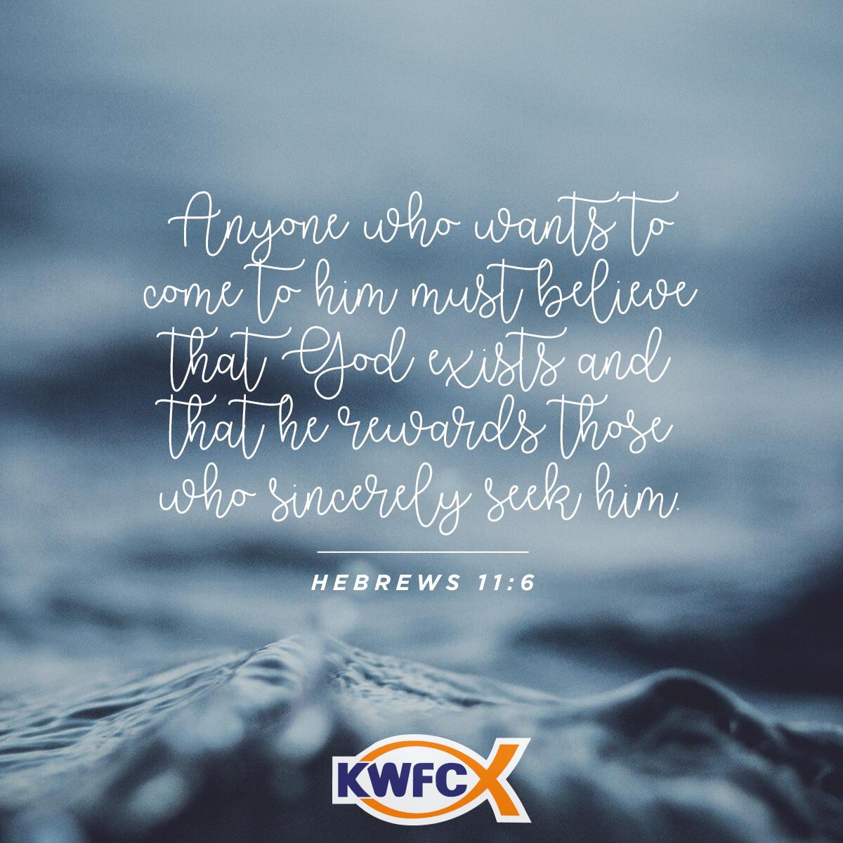 Hebrews 11:6 - Verse of the Day