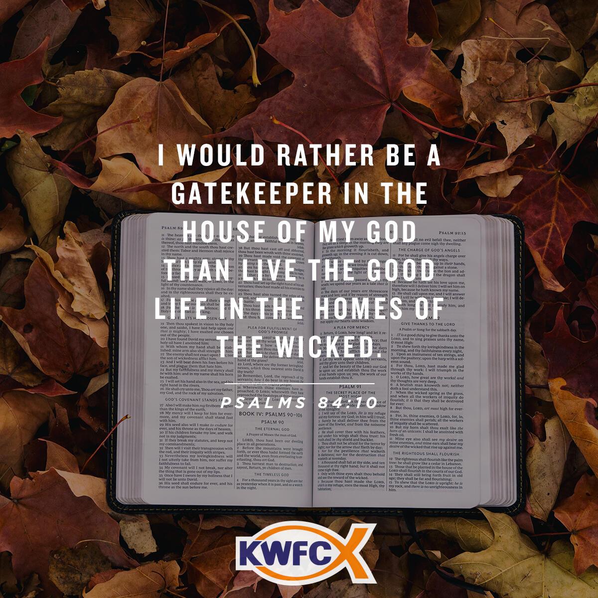 Psalms 84:10 - Verse of the Day