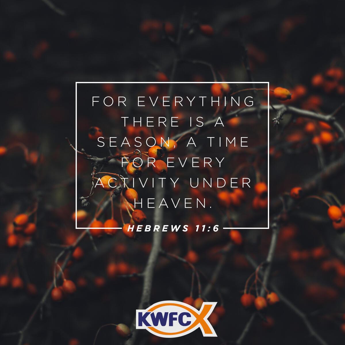 Ecclesiastes 3:1 - Verse of the Day