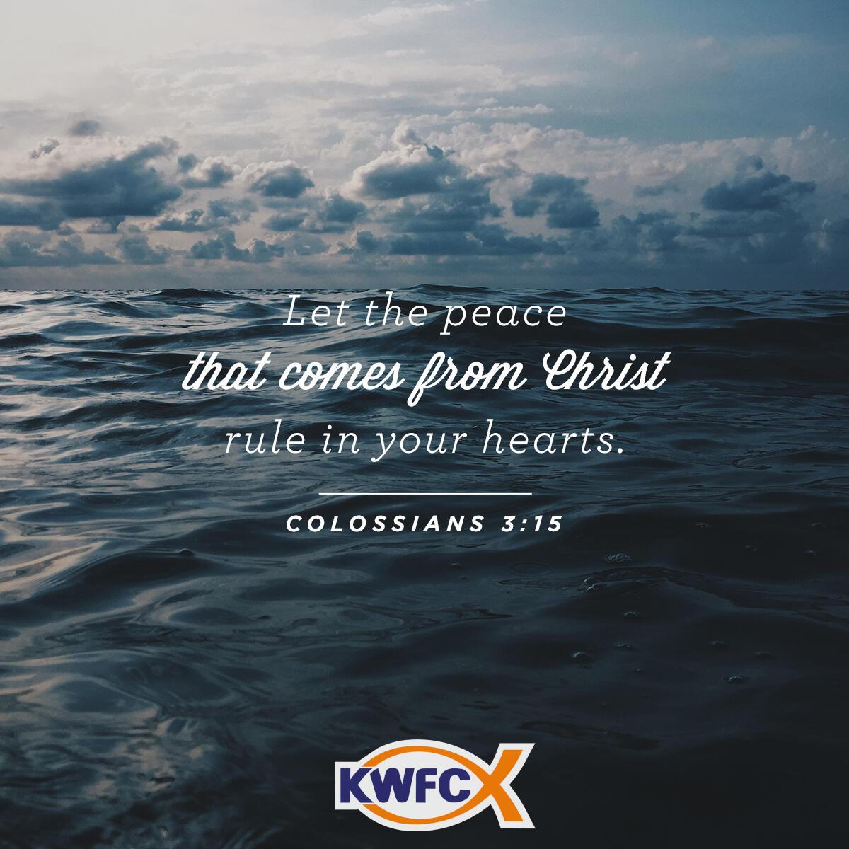 Colossians 3:15 - Verse of the Day