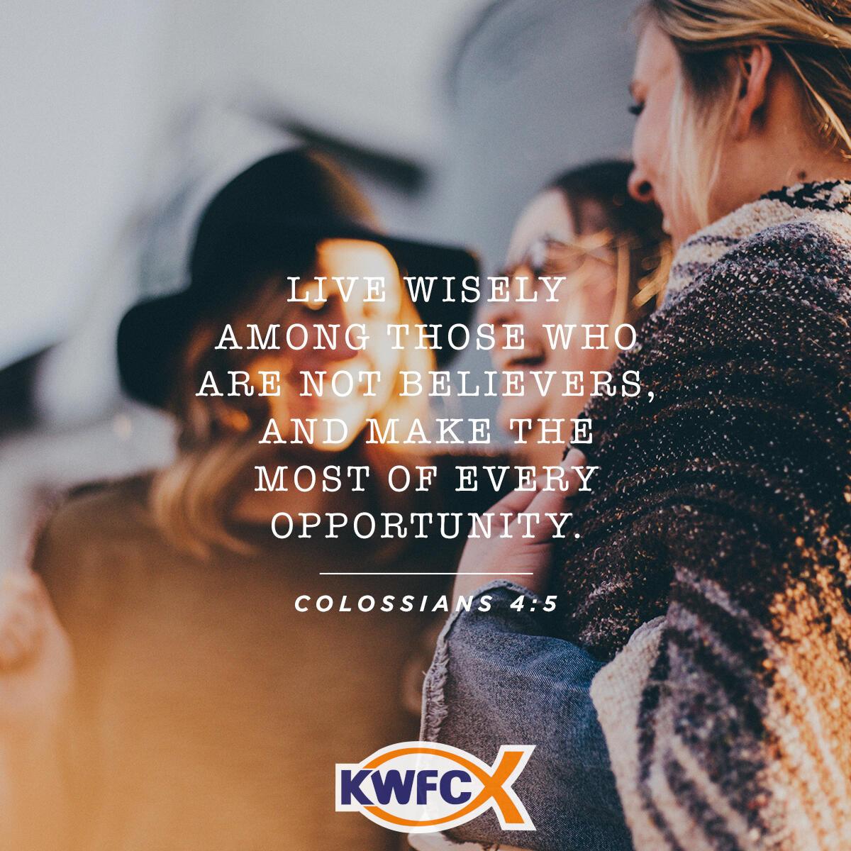 Colossians 4:5 - Verse of the Day