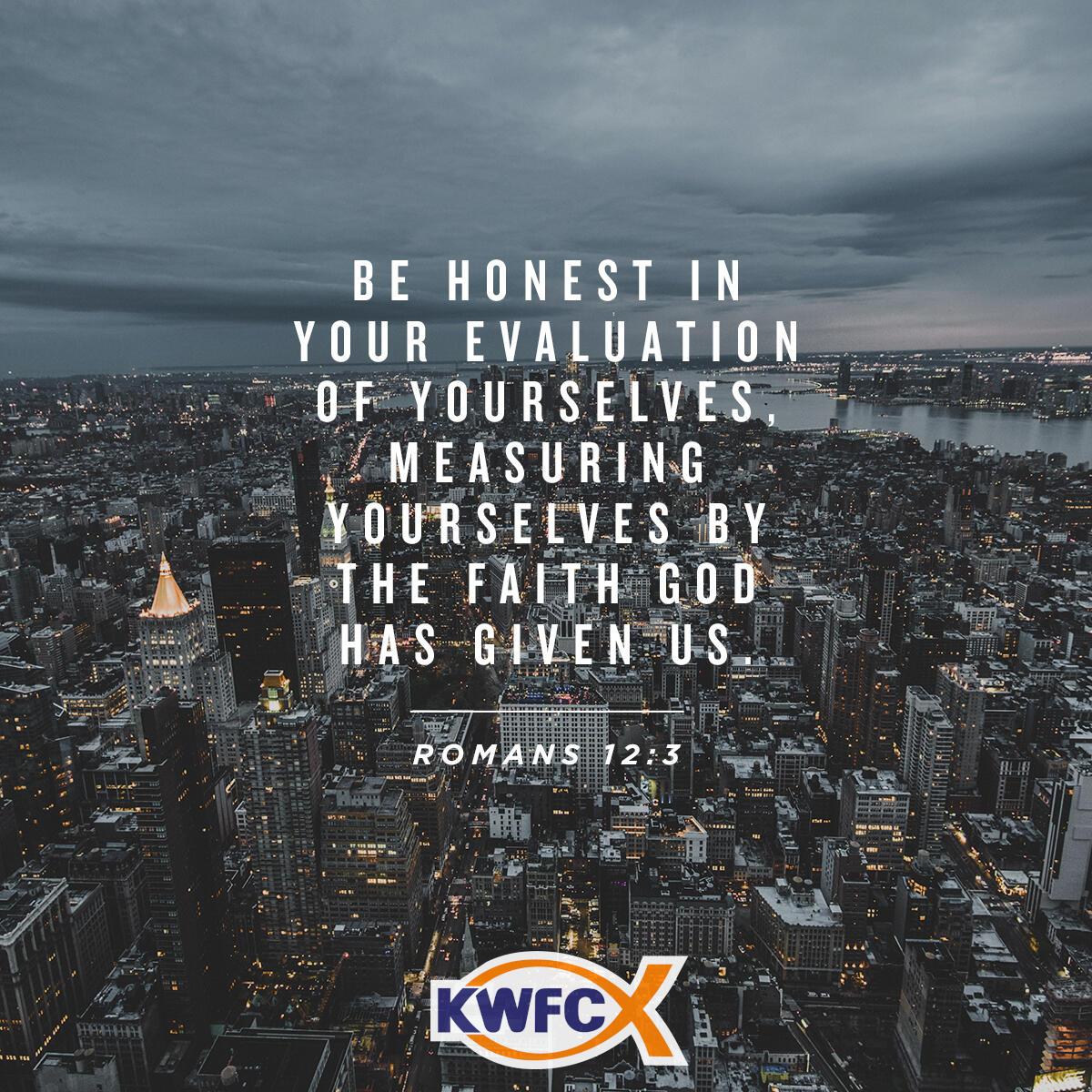 Romans 12:3 - Verse of the Day