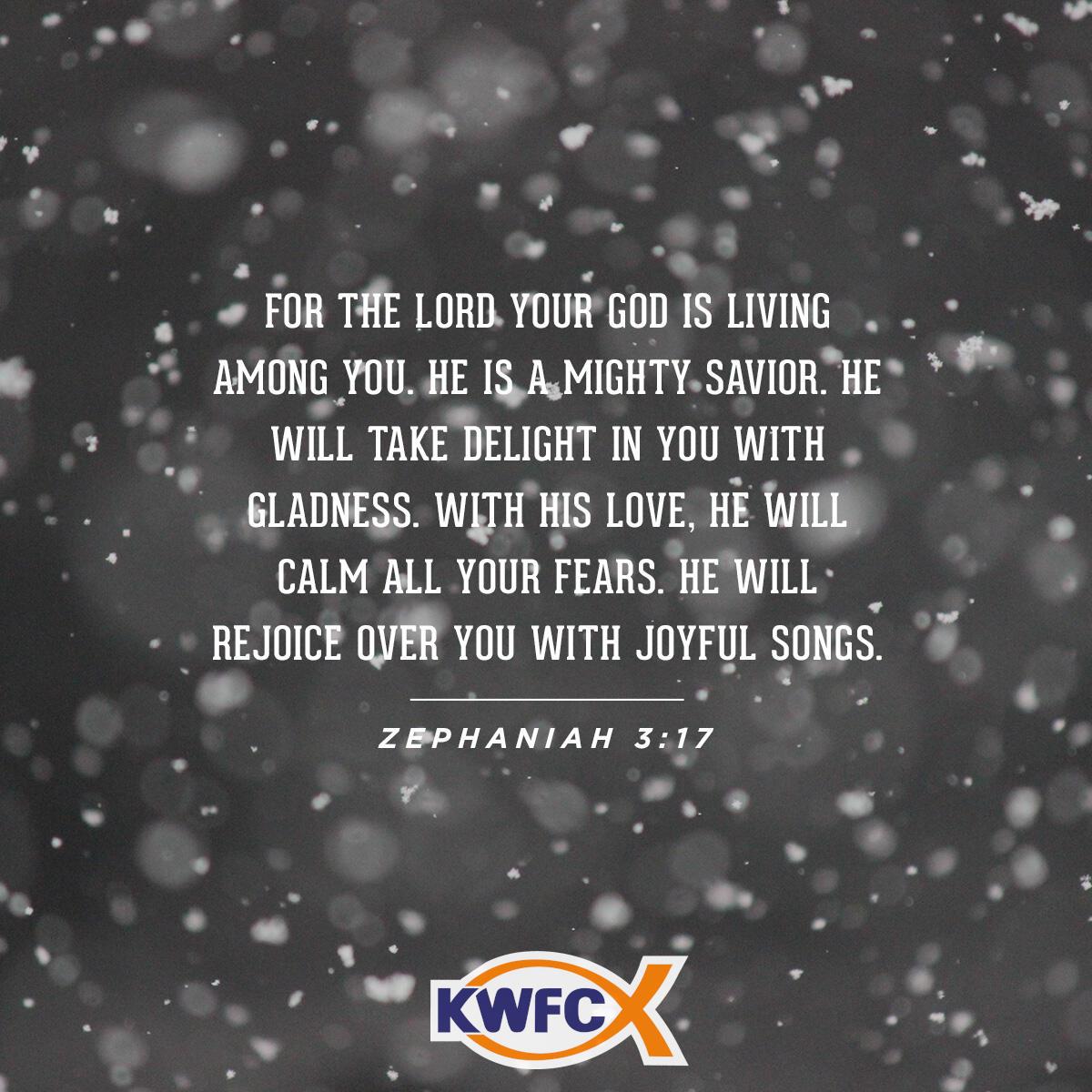 Zephaniah 3:17 - Verse of the Day