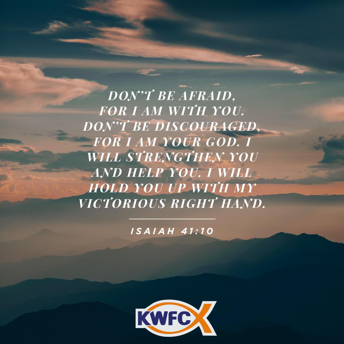 Isaiah 41:10 - Verse of the Day