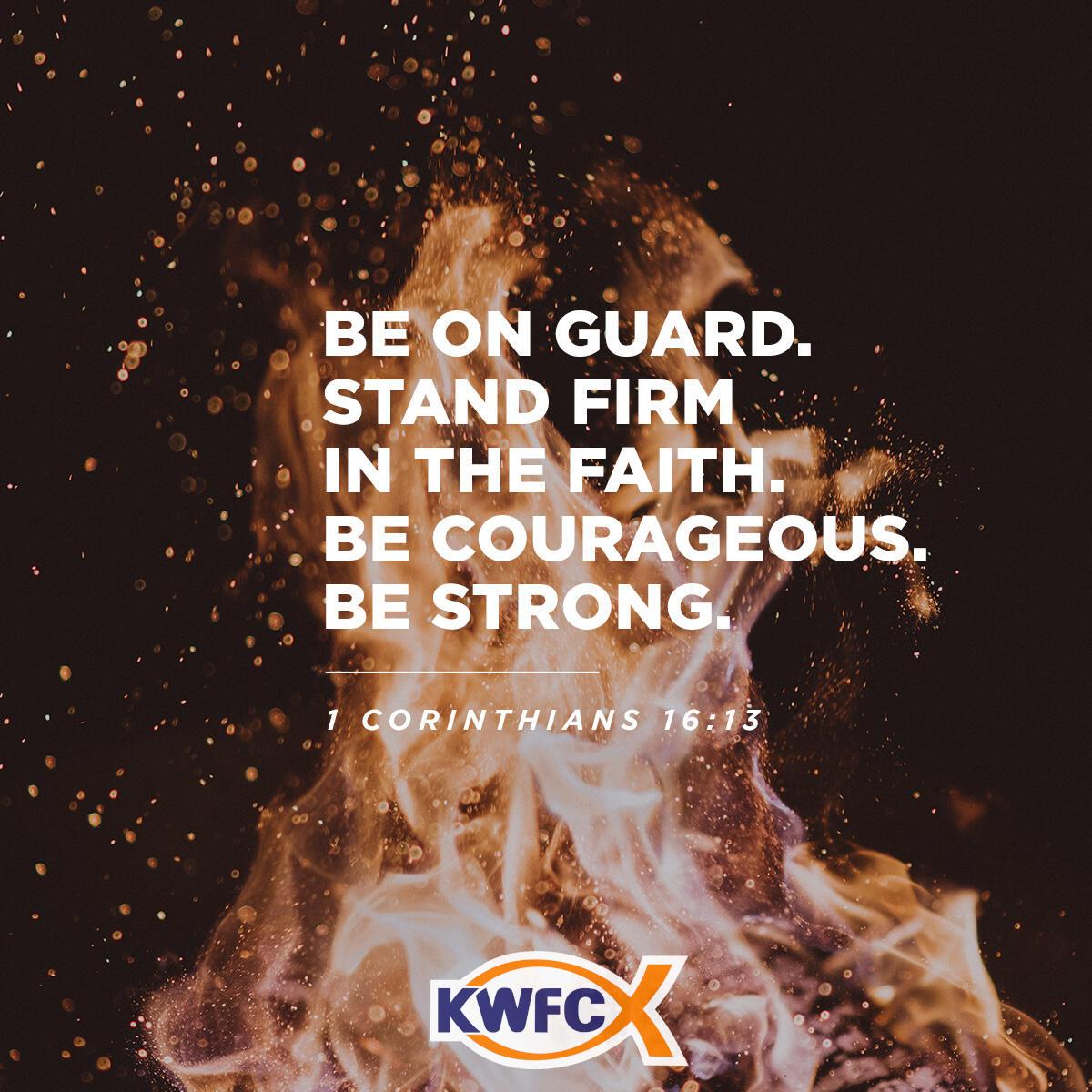 1 Corinthians 16:13 - Verse of the Day