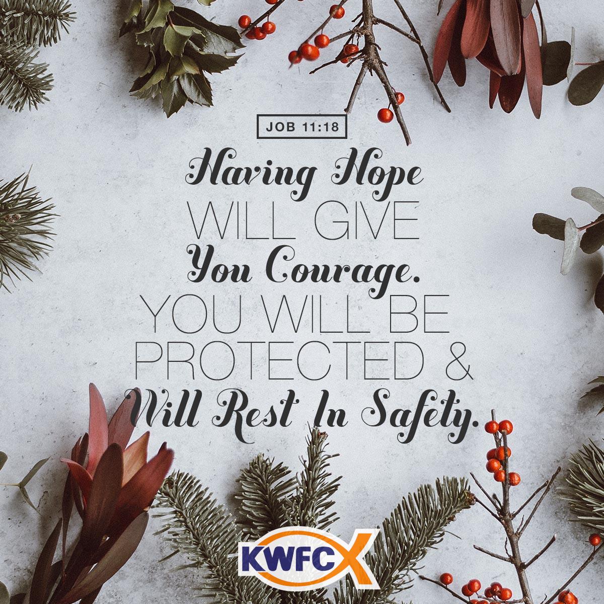 Job 11:18 - Verse of the Day