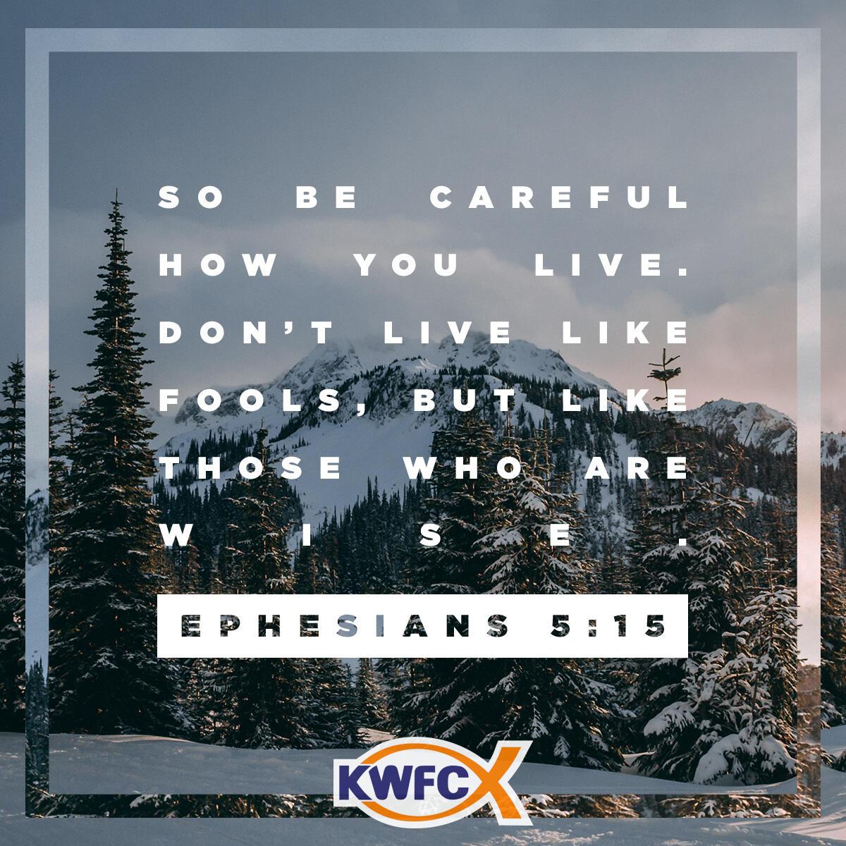 Ephesians 5:15 - Verse of the Day
