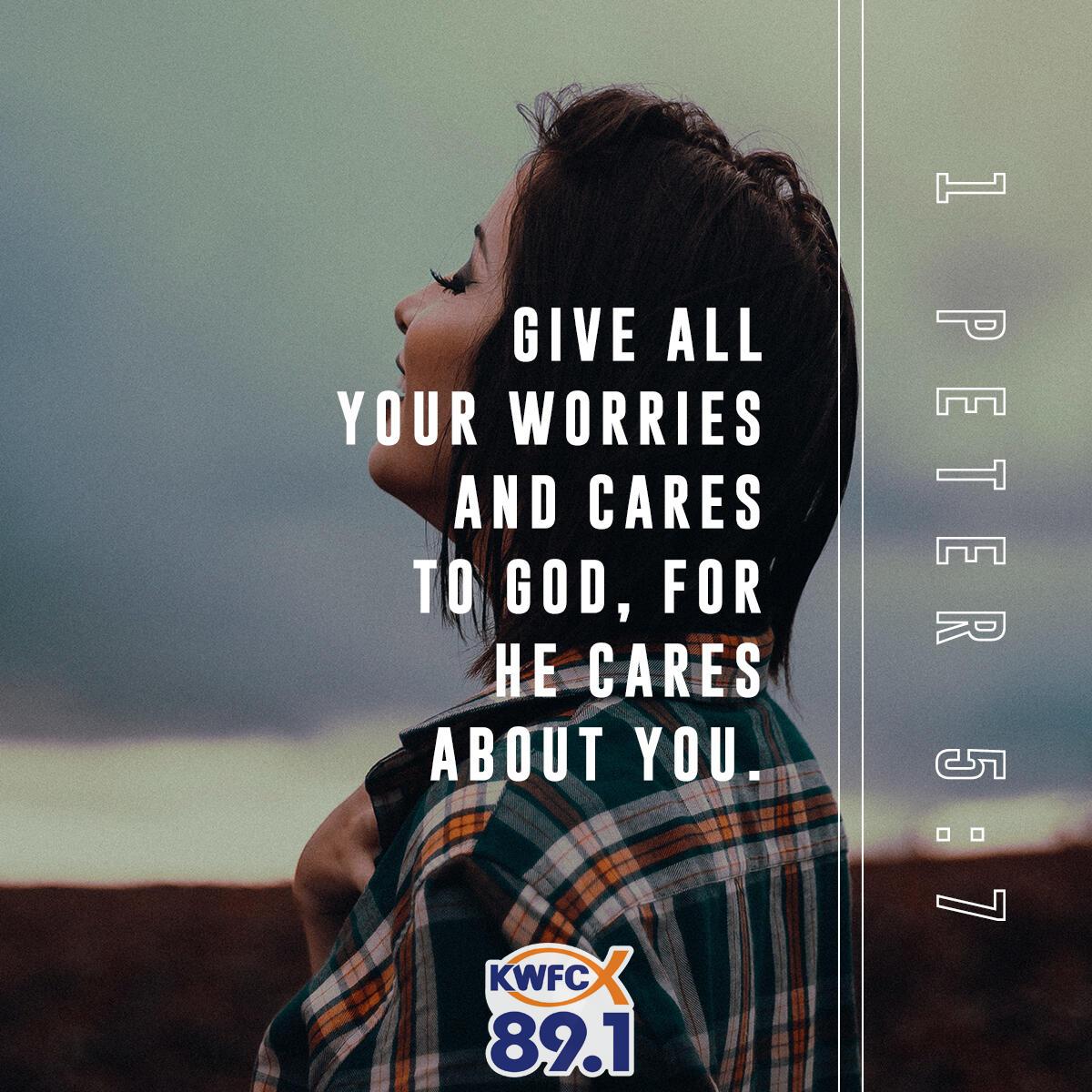 1 Peter 5:7 - Verse of the Day