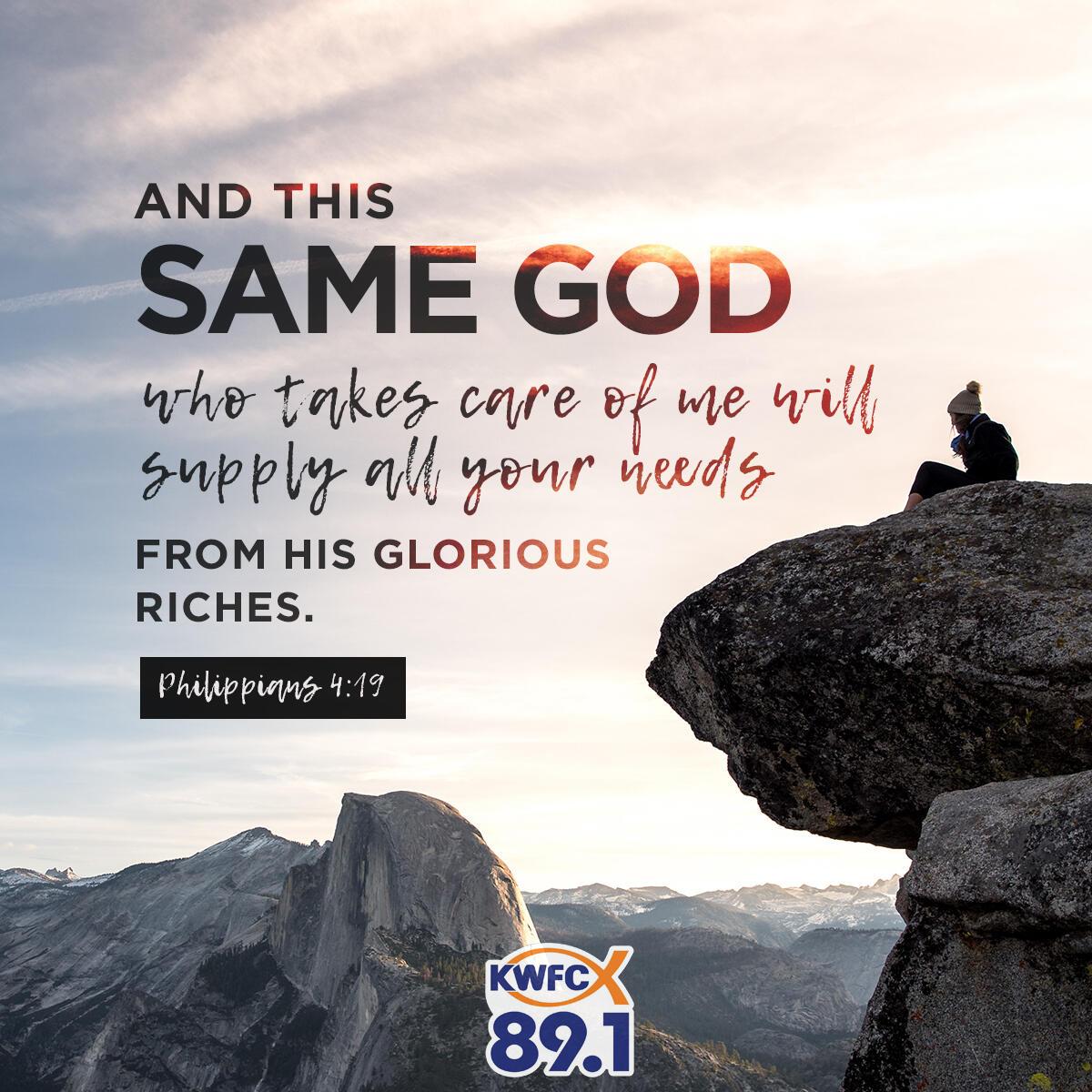 Philippians 4:19 - Verse of the Day