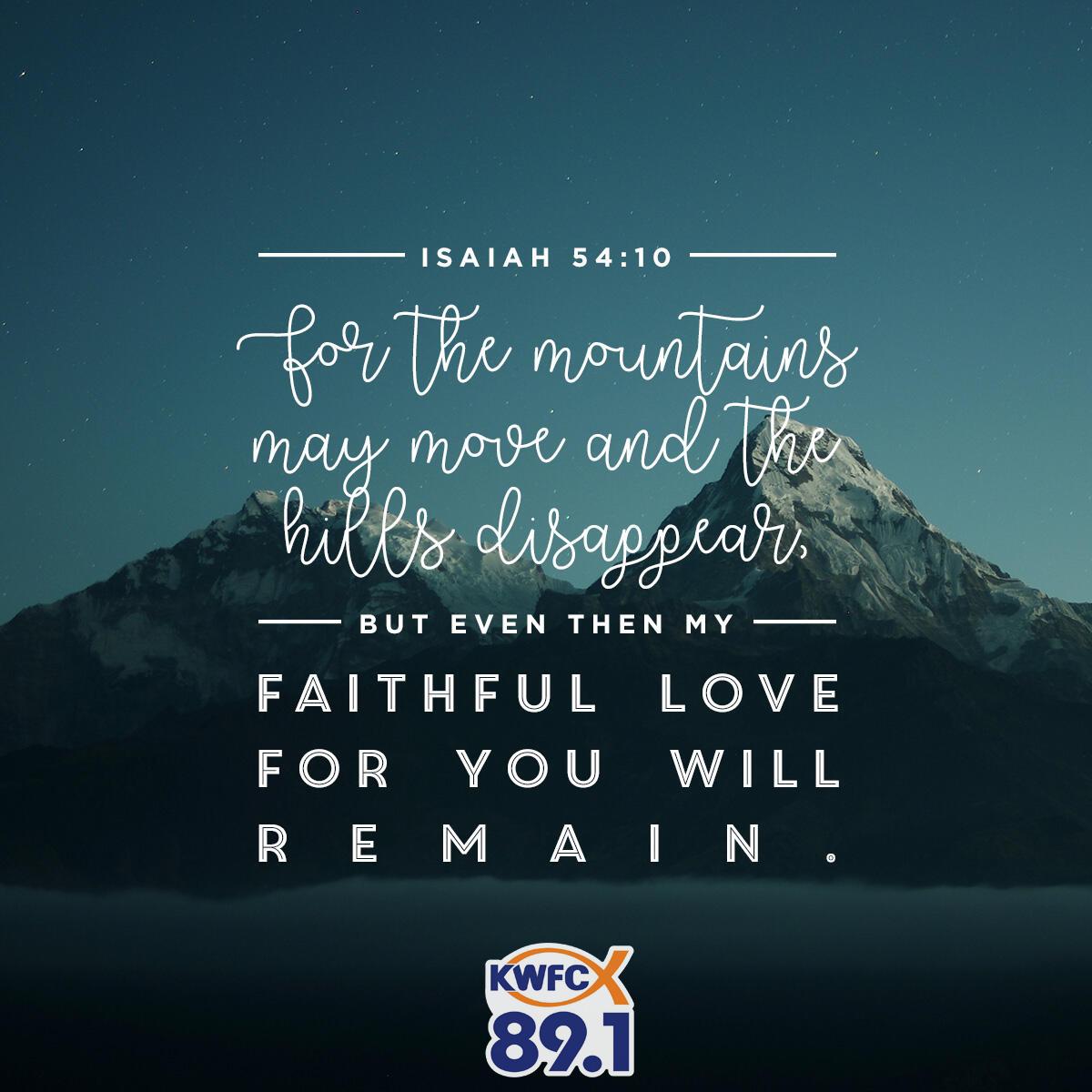 Isaiah 54:10 - Verse of the Day