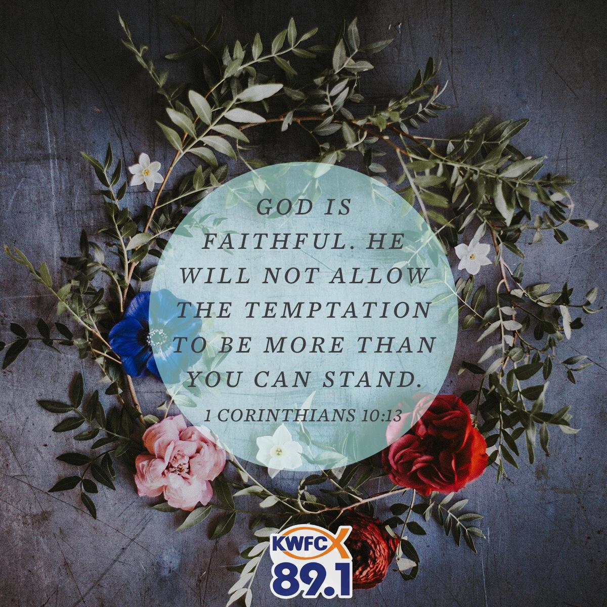 1 Corinthians 10:13 - Verse of the Day