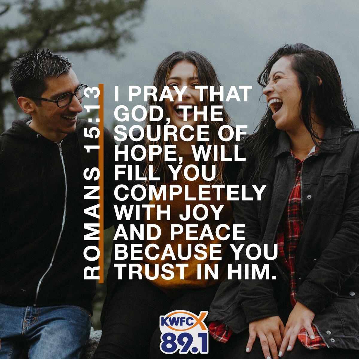 Romans 15:13 - Verse of the Day