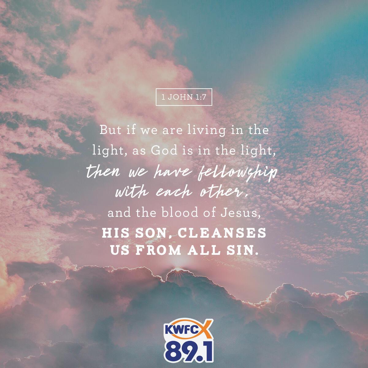 1 John 1:7 - Verse of the Day
