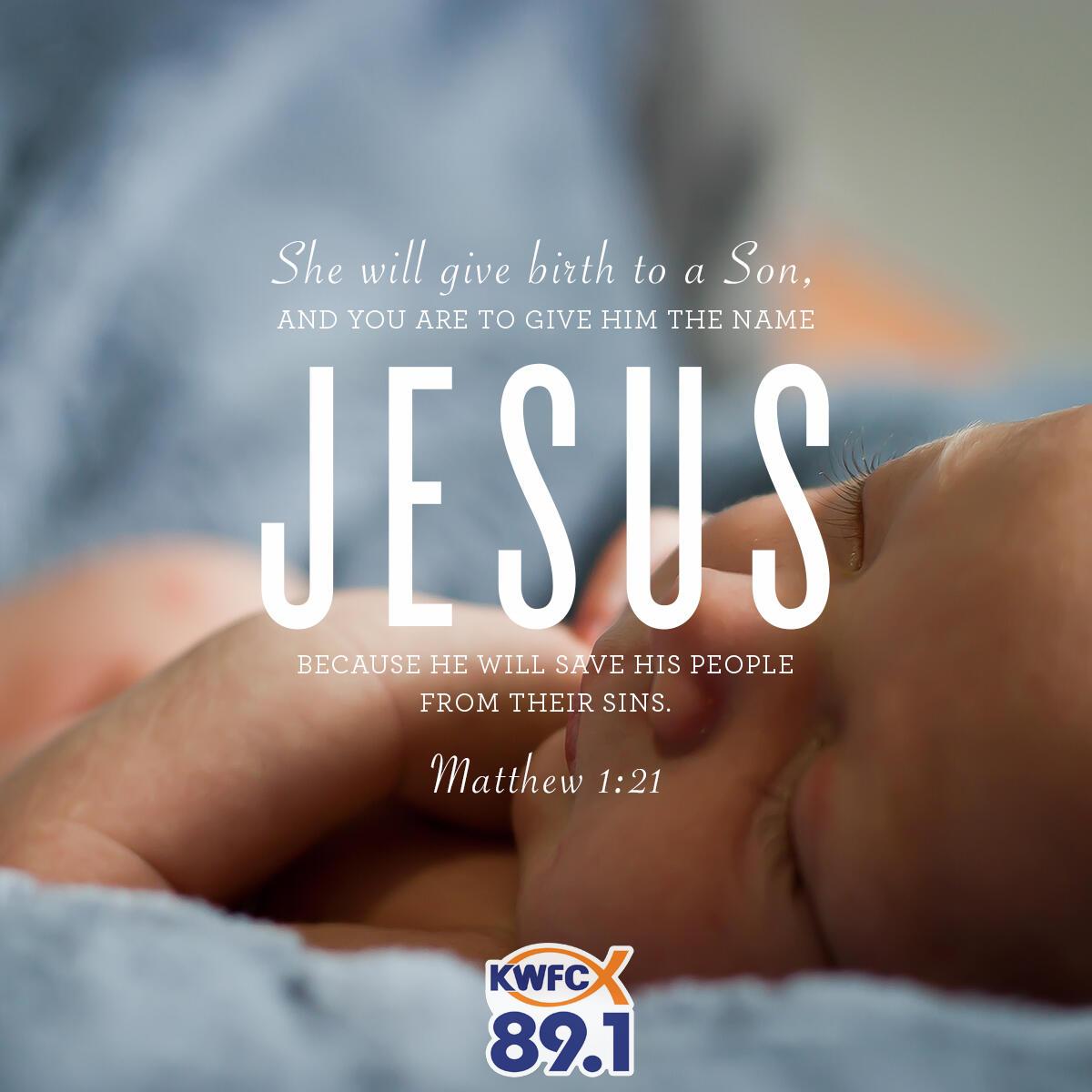 Matthew 1:21 - Verse of the Day