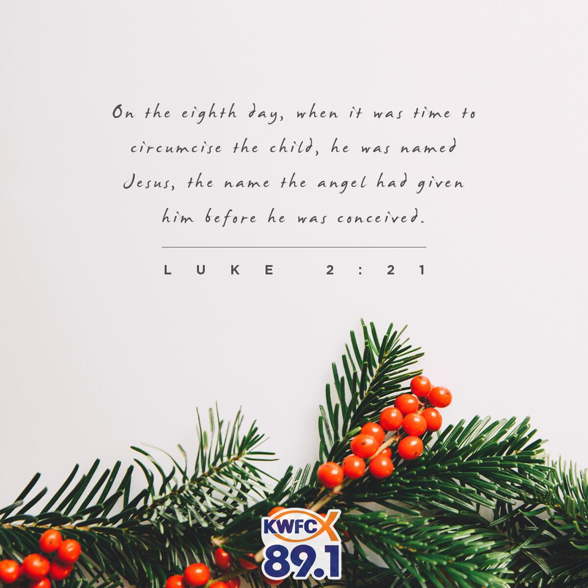 Luke 2:21 - Verse of the Day