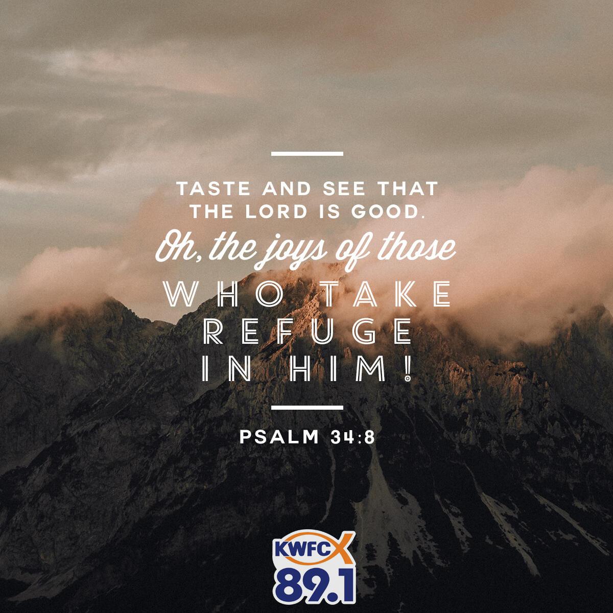 Psalm 34:8 - Verse of the Day
