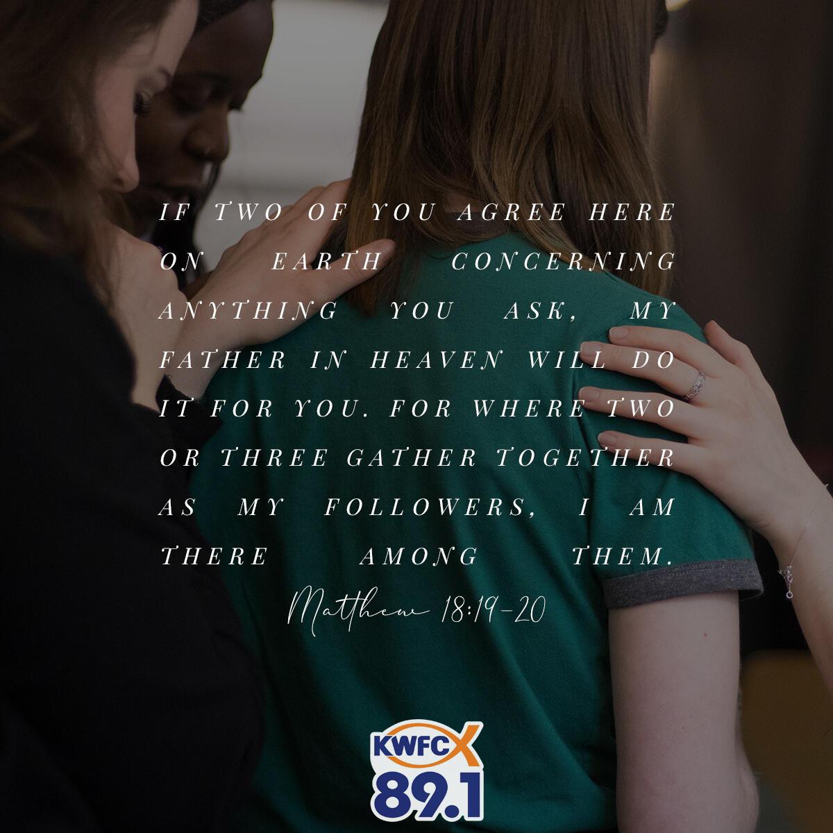 Matthew 18:19-20 - Verse of the Day