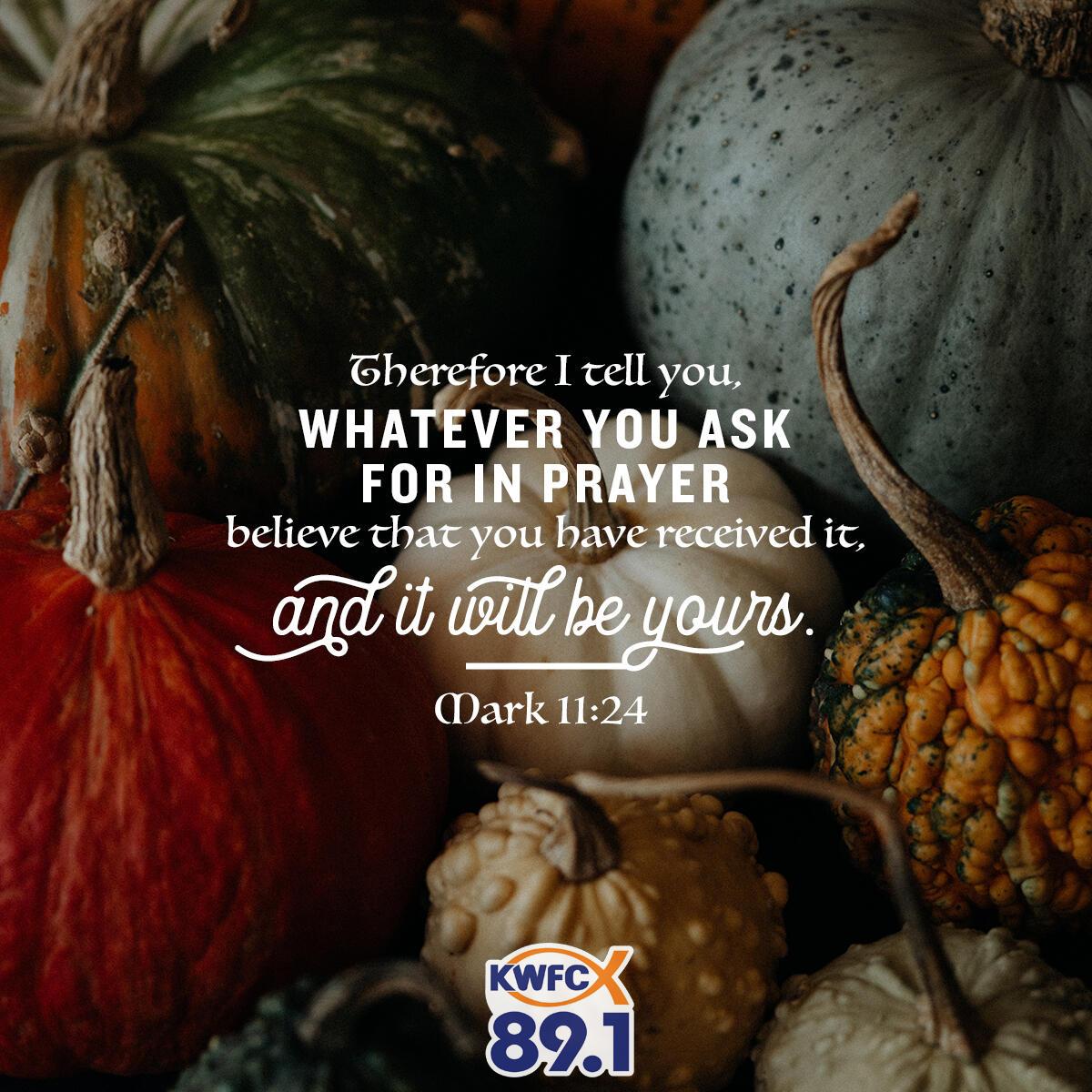 Mark 11:24 - Verse of the Day