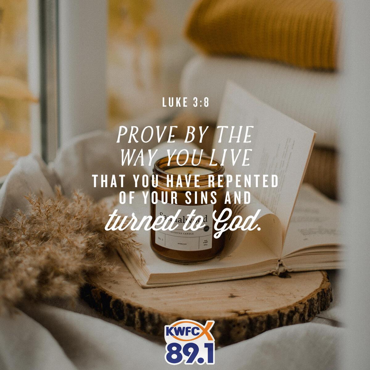 Luke 3:8 - Verse of the Day