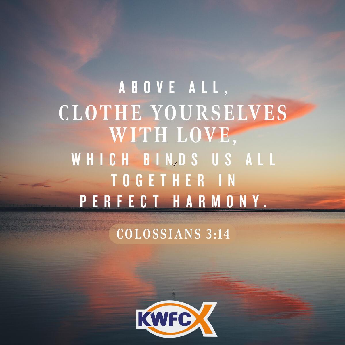 Colossians 3:14 - Verse of the Day