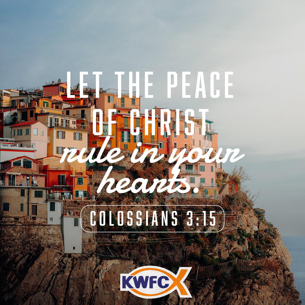 Colossians 3:15 - Verse of the Day
