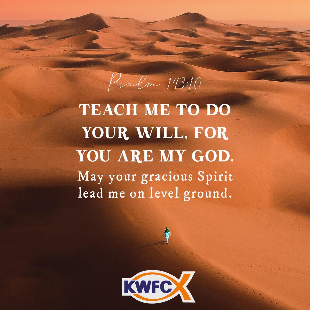 Psalm 143:10 - Verse of the Day