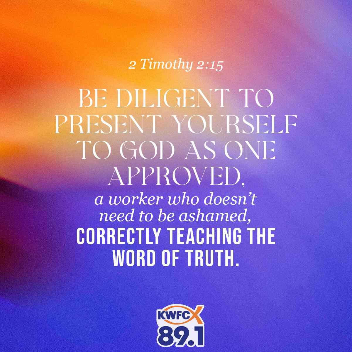2 Timothy 2:15 - Verse of the Day