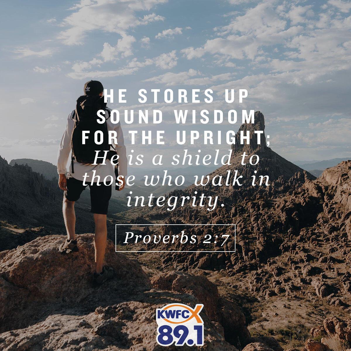 Proverbs 2:7 - Verse of the Day