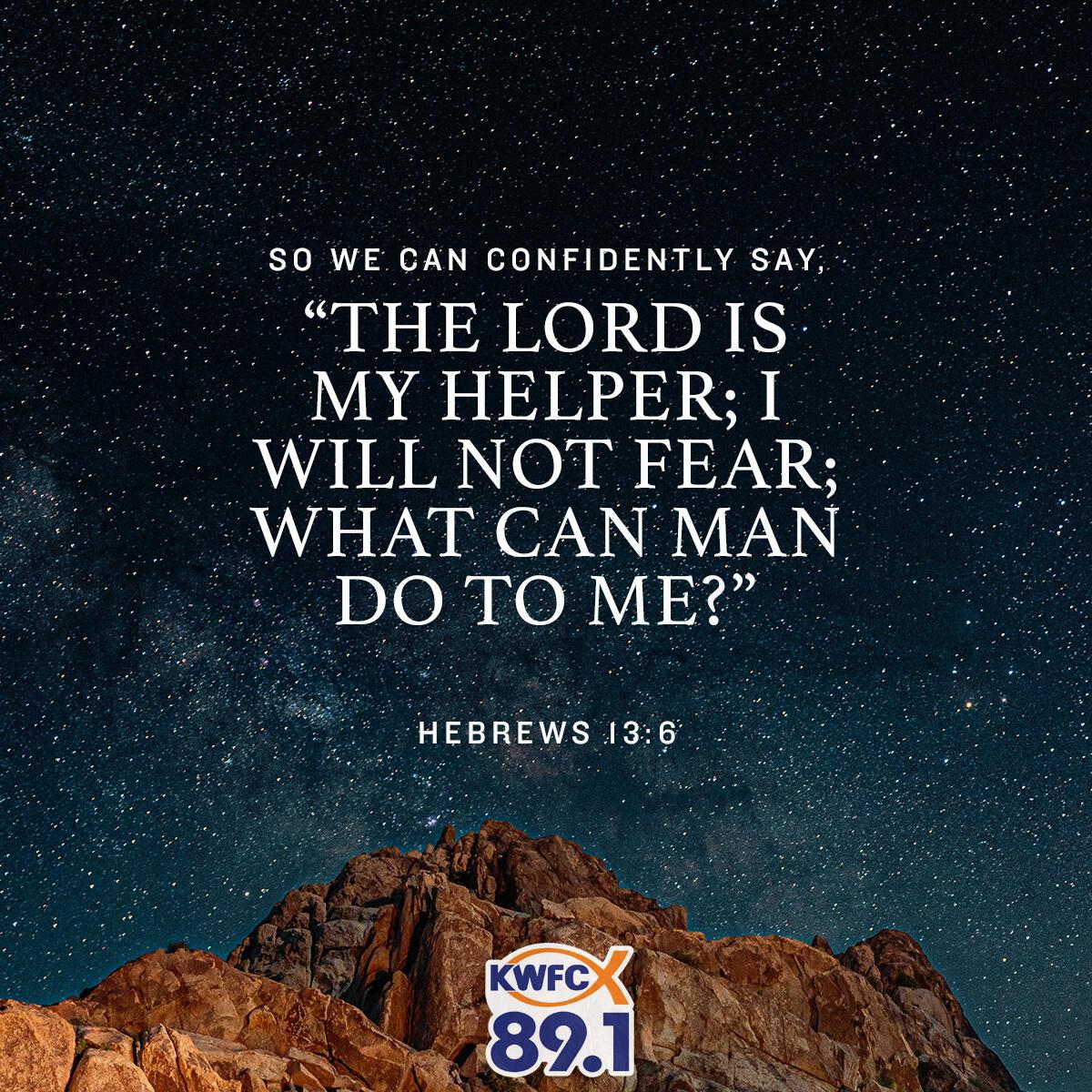 Hebrews 13:6 - Verse of the Day