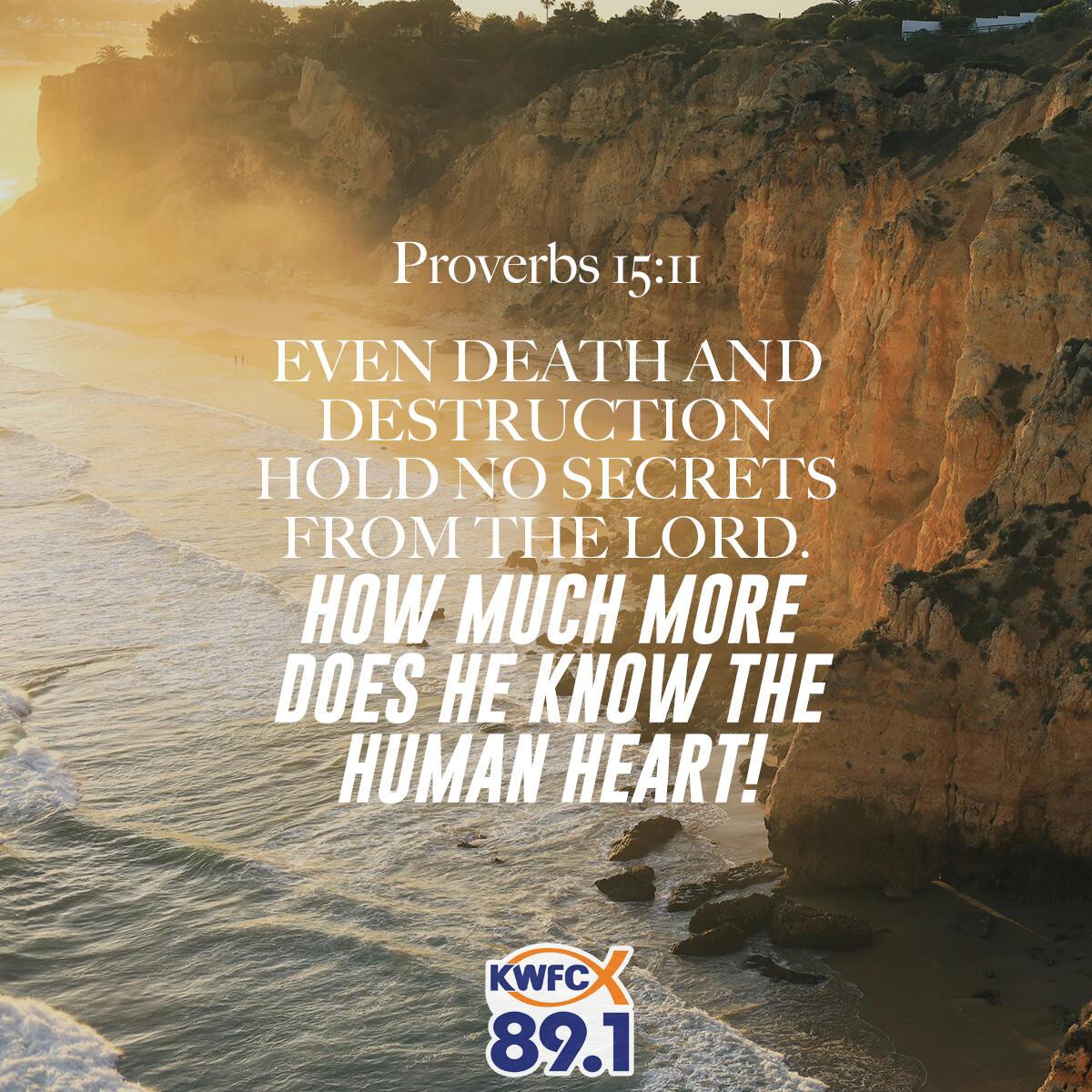 Proverbs 15:11 - Verse of the Day